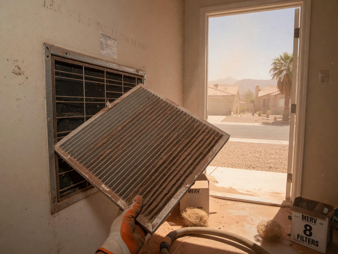 How Desert Dust Affects AC Filters In The Las Vegas Valley